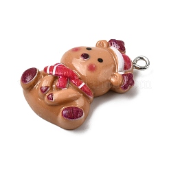 Christmas Opaque Resin Pendants&nbsp;FIND-Z103-02P