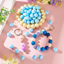 50Pcs Food Grade Eco-Friendly Silicone Beads&nbsp;SIL-TADJ0001-03J