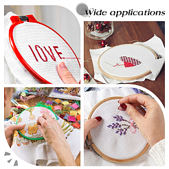 14ctクロスステッチキャンバス綿刺繍生地  合田布  DIY手作り縫製アクセサリー用品  長方形  ホワイトスモーク  450x353x0.5mm&nbsp;DIY-WH0410-06A