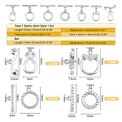 8 Set Brass Toggle Clasps&nbsp;KK-PH0001-89
