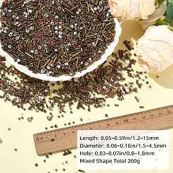 200G Electroplate Glass Seed Beads&nbsp;SEED-SZ0001-026A