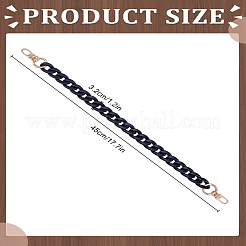 1Pc Acrylic Flat Chain Strap&nbsp;PURS-LP0001-06