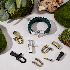 12 Bags 3 Colors Alloy Shackle Clasps&nbsp;FIND-UN0010-28