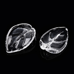 Transparent Glass Petal Beads&nbsp;GLAA-N001-12