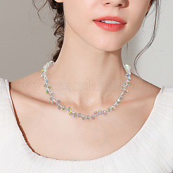 2 Strands Electroplate Glass Beads Strands&nbsp;EGLA-PA0001-01C