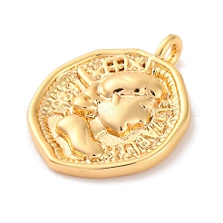 Brass Pendants&nbsp;KK-S403-02G
