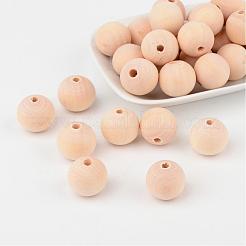 Unfinished Wood Beads&nbsp;WOOD-X0003-01A-LF