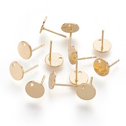 304 Stainless Steel Stud Earring Findings&nbsp;STAS-F188-02G