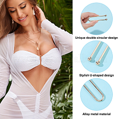 10Pcs Alloy Bikini Clips&nbsp;FIND-NB0006-83G