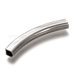 Non-Tarnish 304 Stainless Steel Tube Beads&nbsp;STAS-Z025-04P