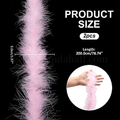 Turkey Feather Strips&nbsp;DIY-WH0504-908A