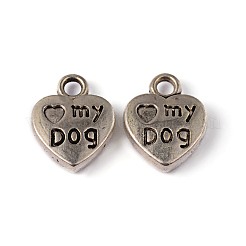 Tibetan Style Alloy Charms Pendants&nbsp;TIBEP-A123278-AS-LF