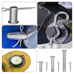 15 Sets 3 Styles 304 Stainless Steel Connecting Rod Plug Bolt Pin&nbsp;STAS-LP0005-62A