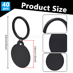 40Pcs Aluminum Keychain&nbsp;KEYC-NB00039