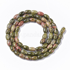 Natural Unakite Beads Strands&nbsp;G-S364-015