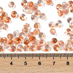6/0 Spray Paint Fringe Glass Seed Beads&nbsp;SEED-H003-11C