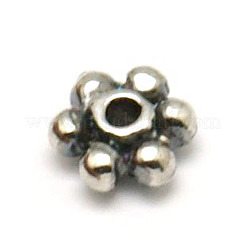 925 Sterling Silver Daisy Spacer Beads&nbsp;STER-A010-167