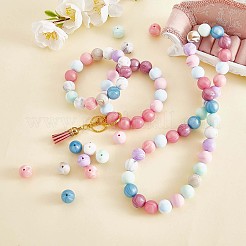100Pcs 15mm Silicone Beads Multicolor Round Silicone Beads Kit Loose Bulk Silicone Beads for Keychain Making Necklace Bracelet Crafts&nbsp;JX325A