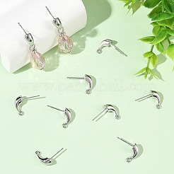 SHEGRACE Brass Stud Earring Findings&nbsp;XGRQ64563-866P