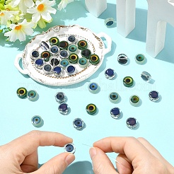 40Pcs 4 Colors Glass Beads&nbsp;GLAA-YW0005-44