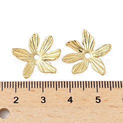 Brass Bead Caps&nbsp;KK-V015-29G-01