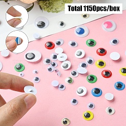 20 Styles Wiggle Googly Eyes Cabochons DIY Scrapbooking Crafts Toy Accessories&nbsp;KY-YW0001-69