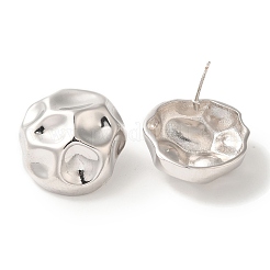 Rack Plating Brass Stud Earrings&nbsp;EJEW-B062-19P