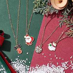 4Pcs 4 Styles Iron Cable Chains Necklaces&nbsp;NJEW-JN04831