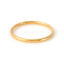 201 Stainless Steel Plain Band Rings&nbsp;RJEW-G107-1.5mm-7-G