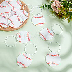 24Pcs Acrylic Pendant Decorations&nbsp;HJEW-ME00023