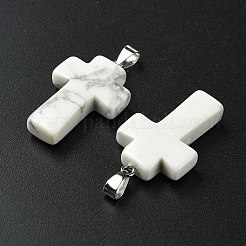Natural Howlite Pendants&nbsp;GG-K002-11S