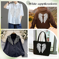 2Pcs 2 Styles Polyester Embroidery Sew on Appliques&nbsp;DIY-CY0001-02A-01