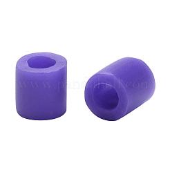 子供用1箱5mmハマビーズpediyヒューズビーズリフィル  チューブ  モーブ  5x5mm  穴：3mm  約500個/箱&nbsp;DIY-X0047-A39-B