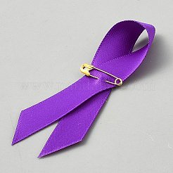 Awareness Ribbon Nylon Lapel Pin Backs for Backpack Clothes&nbsp;JEWB-WH0021-175A