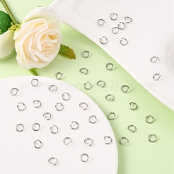 Tarnish Resistant 304 Stainless Steel Open Jump Rings&nbsp;X-STAS-R049-7x1mm