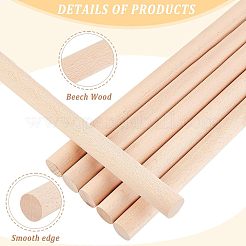 Beech Wood Sticks&nbsp;LS-DIY-WH0325-96H