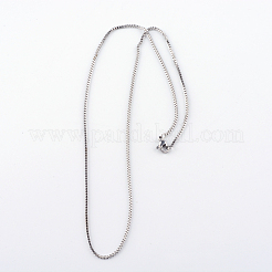 Non-Tarnish 316 Surgical Stainless Steel Box Chains Necklaces&nbsp;NJEW-R063-43P