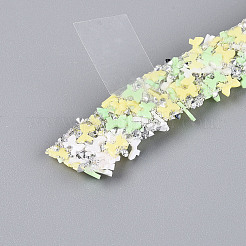 Resin Rhinestone Crystals Beaded Trim&nbsp;DIY-N008-02