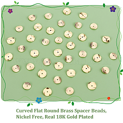 40Pcs 2 Styles Brass Spacer Beads&nbsp;KK-GA0001-28