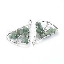 Long-Lasting Plated Brass Pendants&nbsp;KK-D531-02P-05