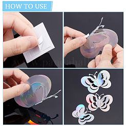 3Set 3D Butterfly PVC Mirrors Wall Stickers&nbsp;DIY-CN0001-85B