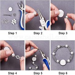 48スタイルの合金ラインストーンリンクコネクター3個  無限大  クリスタル  プラチナ·ゴールデン  16個/スタイル&nbsp;ALRI-FH0001-04