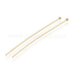 Brass Ball Head Pins&nbsp;KK-G331-10-0.8x50