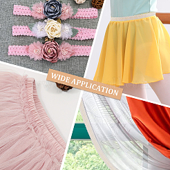 20M Polyester Stretch Frilly Edge Lace Ribbon&nbsp;OCOR-GF0003-37B