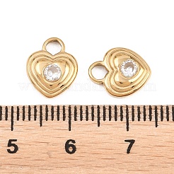304 Stainless Steel Rhinestone Pendants&nbsp;STAS-L022-587G