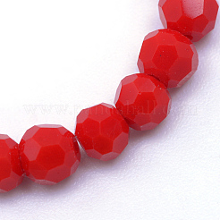 Opaque Solid Glass Bead Strands&nbsp;GLAA-R166-8mm-02E