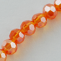 Electroplate Glass Bead Strands&nbsp;EGLA-R015-4mm-28