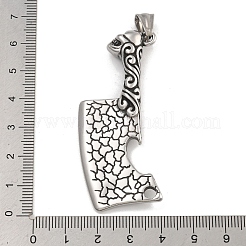 304 Stainless Steel Big Pendants&nbsp;STAS-D110-01AS