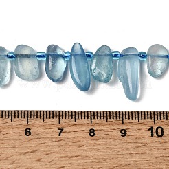 Natural Aquamarine Beads Strands&nbsp;G-P604-A23-01