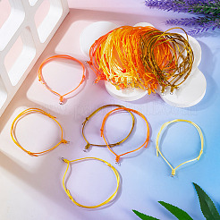 60Pcs 6 Colors Nylon Cord Bracelet Making&nbsp;BJEW-TA00669